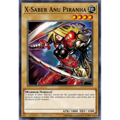 X-Saber Anu Piranha - DT01-EN073 - DUEL