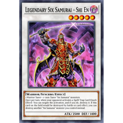Legendary Six Samurai - Shi En - STOR-EN041 - 1st Edition