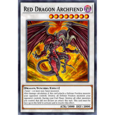 Red Dragon Archfiend - CT05-EN002 - limited