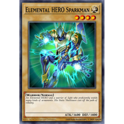 Elemental HERO Sparkman - LCGX-EN007 - unlimited