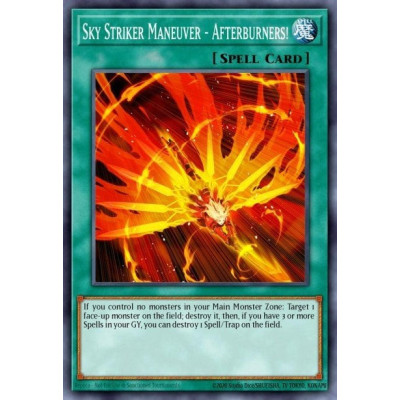 Sky Striker Maneuver - Afterburners! - BLHR-EN091 - 1st Edition