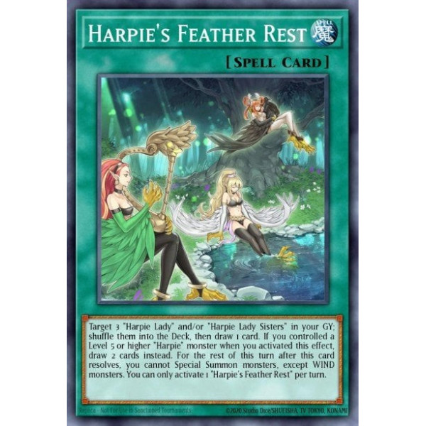 Harpie's Feather Rest - LED4-EN004 - 1st Edition