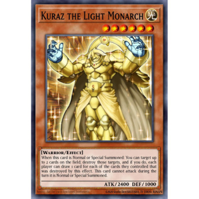 Kuraz the Light Monarch -- DL16-EN004 -- Rare -- N/A   -  -Condicion: Near Mint