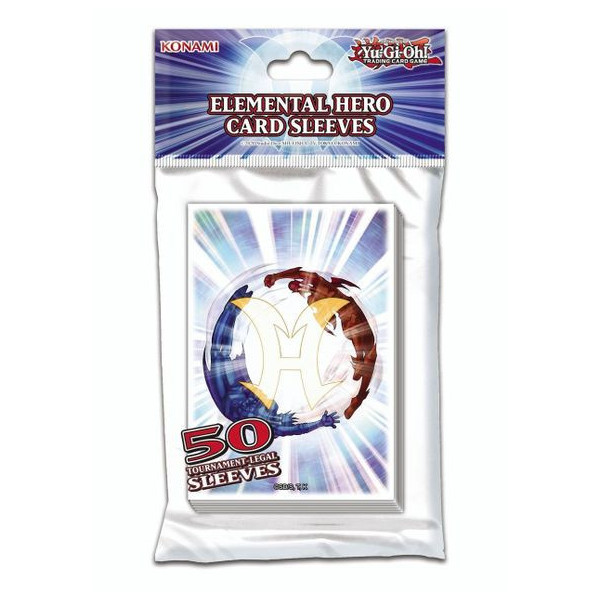 YUGI OH ELEMENTAL HERO CARD SLEEVES PORTA CARTAS MICAS