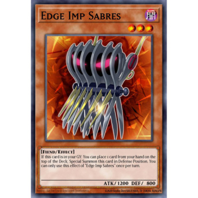 Edge Imp Sabres -- LART-EN015 -- Ultra Rare -- Limited   -  -Condicion: Near Mint
