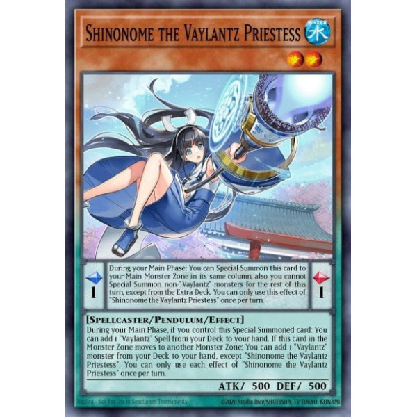 Shinonome the Vaylantz Priestess -- TAMA-EN001 -- Collector's Rare -- 1s Edition   -  -Condicion: Near Mint