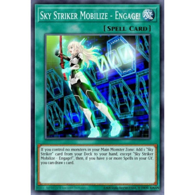 Sky Striker Mobilize - Engage! -- BLHR-EN090 -- Secret Rare -- 1s Edition   -  -Condicion: Near Mint