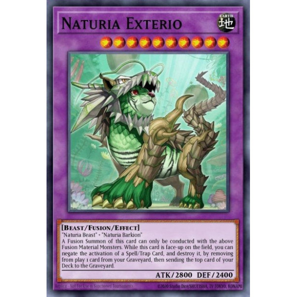 Naturia Exterio -- HA04-EN055 -- Secret Rare -- 1s Edition   -  -Condicion: Lightly Played