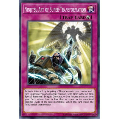 Ninjitsu Art of Super-Transformation -- ORCS-EN075 -- Super Rare -- 1s Edition   -  -Condicion: Lightly Played