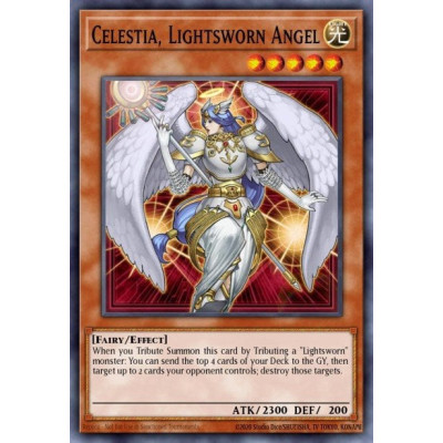 Celestia, Lightsworn Angel -- BLLR-EN040 -- Ultra Rare -- 1s Edition   -  -Condicion: Near Mint