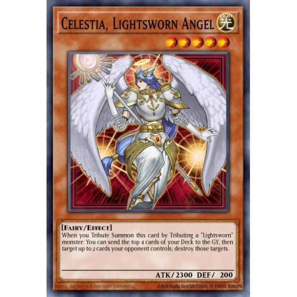 Celestia, Lightsworn Angel -- BLLR-EN040 -- Ultra Rare -- 1s Edition   -  -Condicion: Near Mint