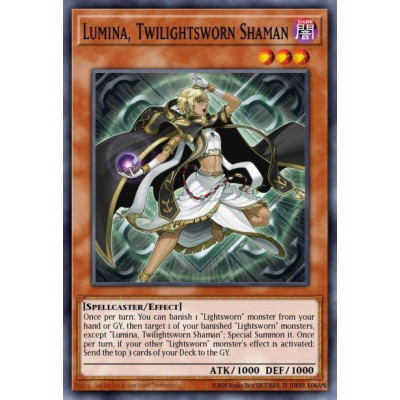 Lumina, Twilightsworn Shaman -- MP18-EN052 -- Secret Rare -- 1s Edition   -  -Condicion: Near Mint