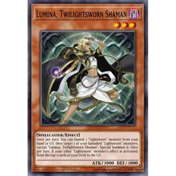 Lumina, Twilightsworn Shaman -- MP18-EN052 -- Secret Rare -- 1s Edition   -  -Condicion: Near Mint