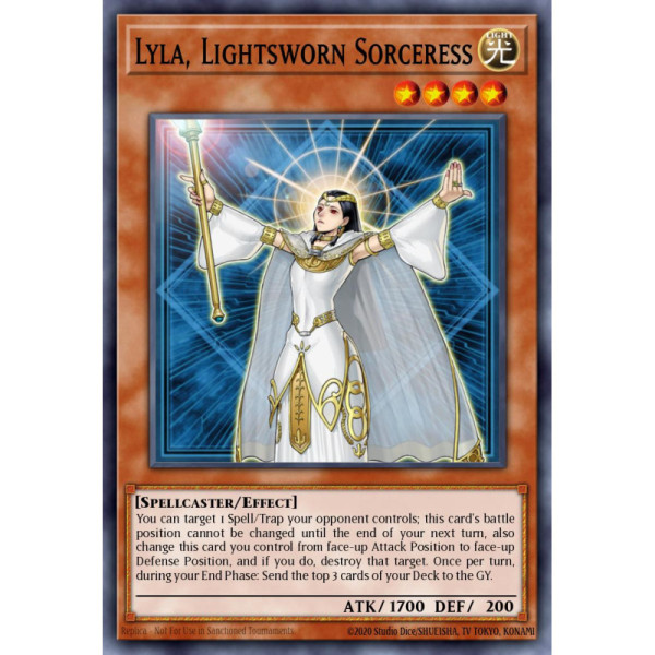 Lyla, Lightsworn Sorceress -- BLLR-EN036 -- Ultra Rare -- 1s Edition   -  -Condicion: Near Mint