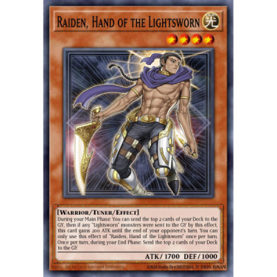 Raiden, Hand of the Lightsworn -- BLLR-EN042 -- Ultra Rare -- 1s Edition   -  -Condicion: Near Mint