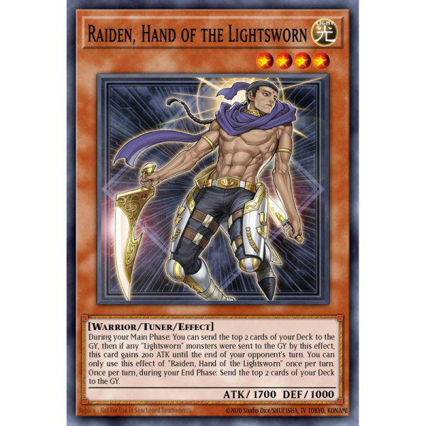 Raiden, Hand of the Lightsworn -- BLLR-EN042 -- Ultra Rare -- 1s Edition   -  -Condicion: Near Mint