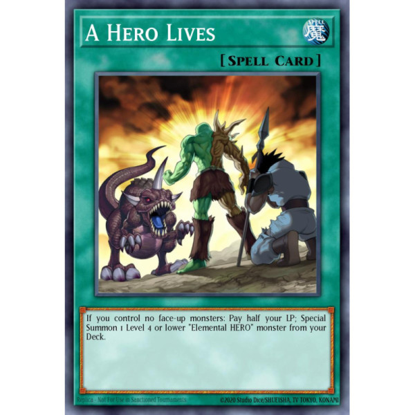 A Hero Lives -- GENF-EN098 -- Ultimate Rare -- unlimited   -  -Condicion: Near Mint
