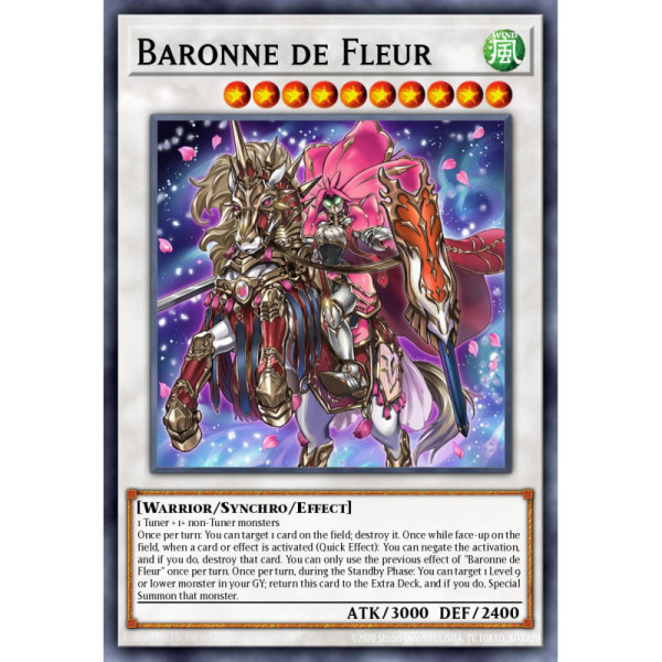 Baronne de Fleur -- RA01-EN034 -- Super Rare -- 1st edition   -  -Condicion: Near Mint