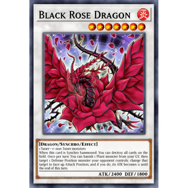 Black Rose Dragon -- CT05-EN003 -- Secret Rare -- Limited   -  -Condicion: Near Mint