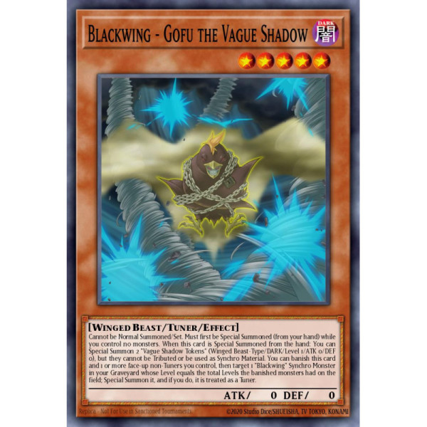 Blackwing - Gofu the Vague Shadow -- OP04-EN011 -- Super Rare -- n/a   -  -Condicion: Near Mint