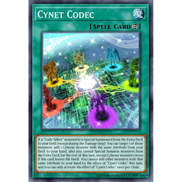 Cynet Codec -- LOD2-EN003 -- Super Rare -- n/a   -  -Condicion: Lightly Played