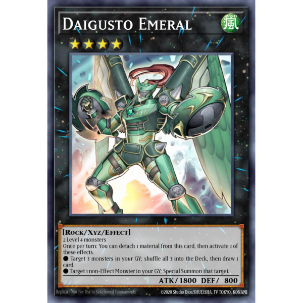 Daigusto Emeral -- HA07-EN020 -- Secret Rare -- 1st edition   -  -Condicion: Lightly Played