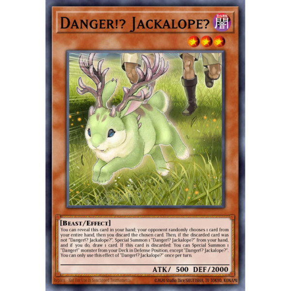 Danger!? Jackalope? -- RA01-EN013 -- Ultra Rare -- 1st edition   -  -Condicion: MINT