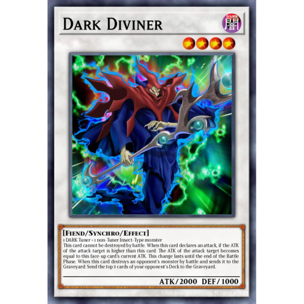 Dark Diviner -- ORCS-EN095 -- Super Rare -- unlimited   -  -Condicion: Near Mint