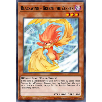Blackwing - Breeze the Zephyr -- TSHD-EN003 -- Ultra Rare -- unlimited   -  -Condicion: Near Mint