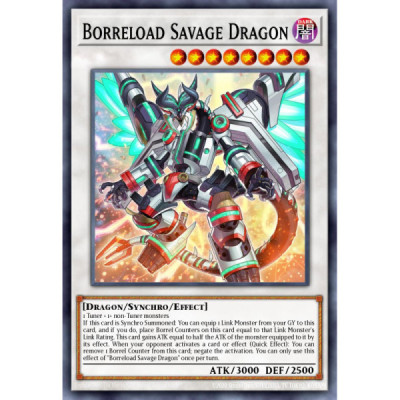 Borreload Savage Dragon -- RA01-EN033 -- Secret Rare -- 1st edition   -  -Condicion: Near Mint