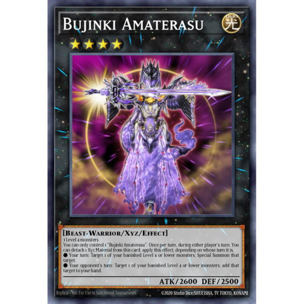 Bujinki Amaterasu -- PRIO-EN052 -- Ultimate Rare -- unlimited   -  -Condicion: Near Mint