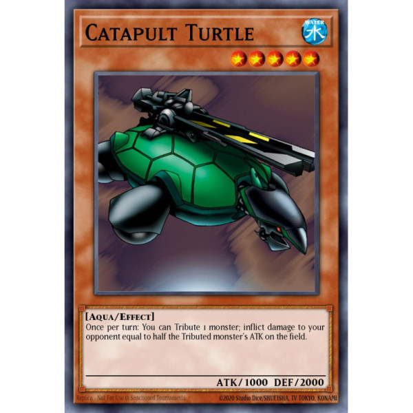 Catapult Turtle -- RP01-EN038 -- Super Rare -- n/a   -  -Condicion: Near Mint