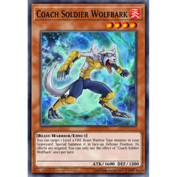 Coach Soldier Wolfbark -- MP14-EN119 -- Secret Rare -- unlimited   -  -Condicion: Near Mint