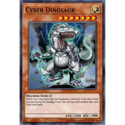 Cyber Dinosaur -- JUMP-EN024 -- Ultra Rare -- Limited   -  -Condicion: Near Mint