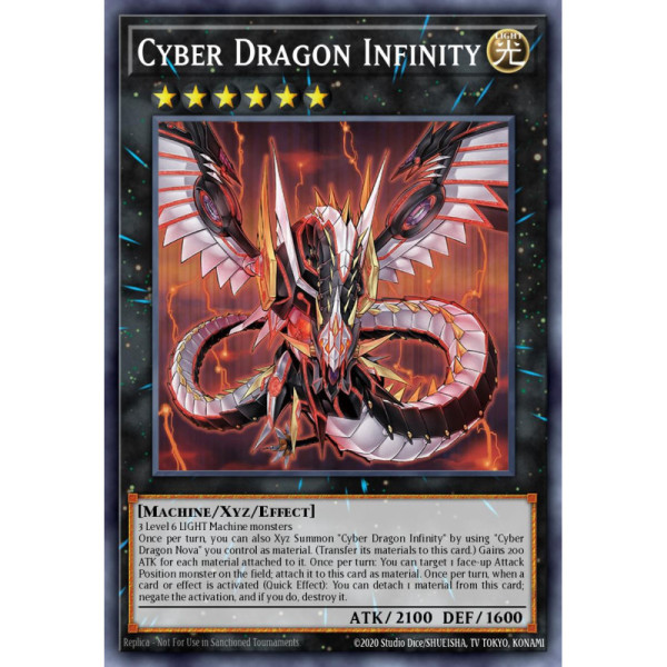 Cyber Dragon Infinity -- BOSH-EN094 -- Secret Rare -- unlimited   -  -Condicion: Played