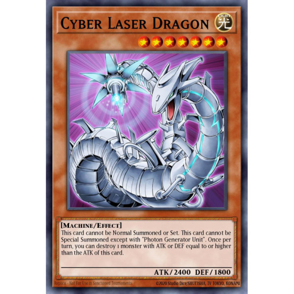 Cyber Laser Dragon -- SOI-EN007 -- Ultra Rare -- unlimited   -  -Condicion: Lightly Played