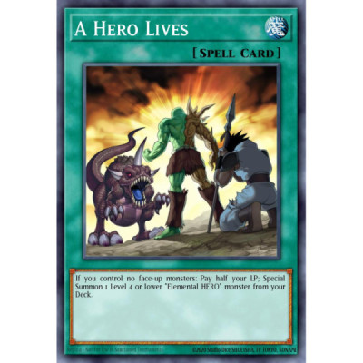 A Hero Lives -- GENF-EN098 -- Ultimate Rare -- unlimited   -  -Condicion: Near Mint