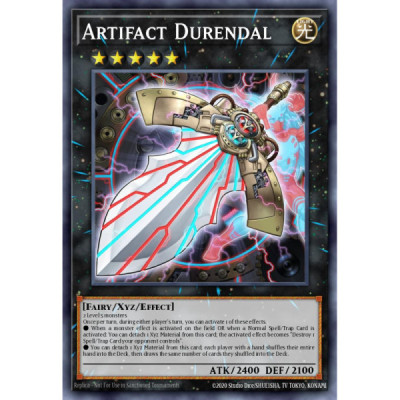 Artifact Durendal -- PRIO-EN049 -- Ultimate Rare -- 1st edition   -  -Condicion: Lightly Played