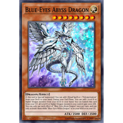 Blue-Eyes Abyss Dragon -- RA01-EN016 -- Secret Rare -- 1st edition   -  -Condicion: Near Mint