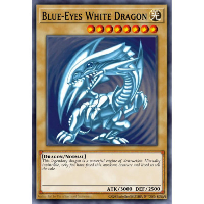 Blue-Eyes White Dragon -- YSKR-EN001 -- Ultimate Rare -- unlimited   -  -Condicion: Near Mint