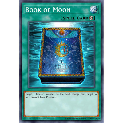 Book of Moon -- BP01-EN072 -- Starfoil Rare -- 1st edition   -  -Condicion: Near Mint