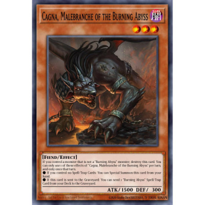 Cagna, Malebranche of the Burning Abyss -- SECE-EN084 -- Rare -- 1st edition   -  -Condicion: Near Mint