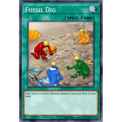 Fossil Dig -- RA01-EN053 -- Ultra Rare -- 1st edition   -  -Condicion: Played