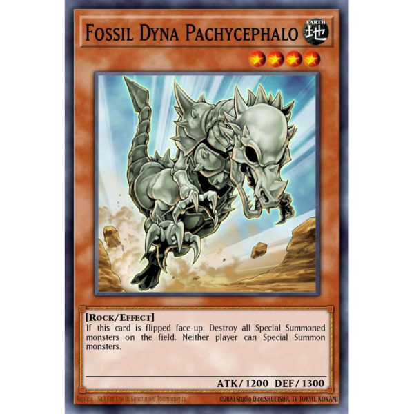 Fossil Dyna Pachycephalo -- LODT-EN099 -- Secret Rare -- unlimited   -  -Condicion: Played