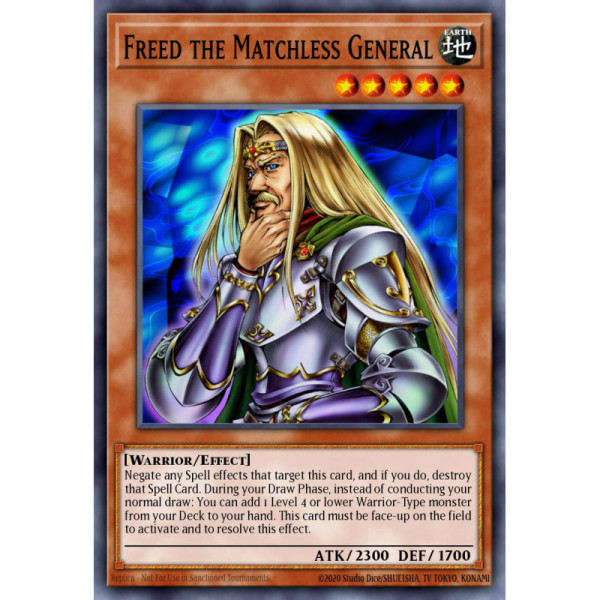 Freed the Matchless General -- LOD-016 -- Ultra Rare -- unlimited   -  -Condicion: Lightly Played