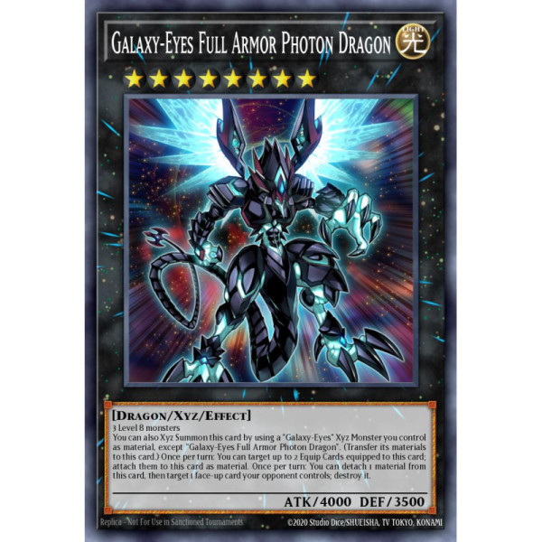 Galaxy-Eyes Full Armor Photon Dragon -- RA01-EN037 -- Super Rare -- 1st edition   -  -Condicion: Near Mint