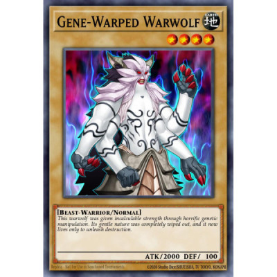 Gene-Warped Warwolf -- STON-EN001 -- Ultimate Rare -- 1st edition   -  -Condicion: Lightly Played