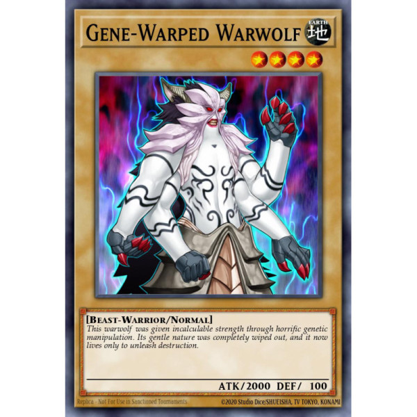 Gene-Warped Warwolf -- STON-EN001 -- Ultimate Rare -- 1st edition   -  -Condicion: Lightly Played