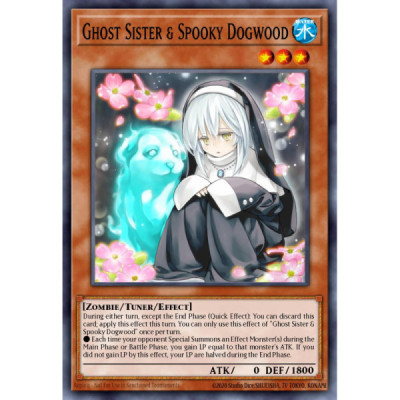 Ghost Sister & Spooky Dogwood -- DANE-EN025 -- Secret Rare -- 1st edition   -  -Condicion: Near Mint