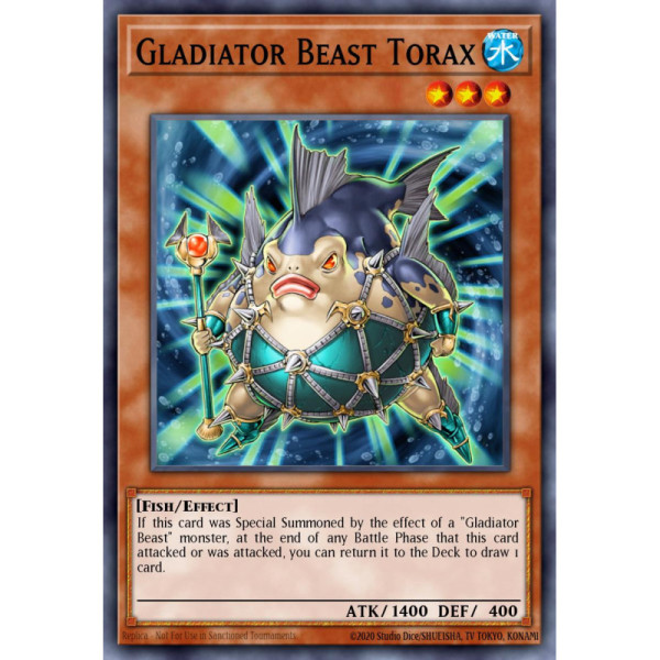 Gladiator Beast Torax (CONDICION:8.5/10) -- GLAS-EN081 -- Ultimate Rare -- unlimited   -  -Condicion: MINT